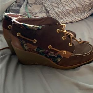 Sperry wedge boots. Used in excellent condition